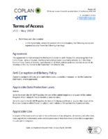 Terms of access