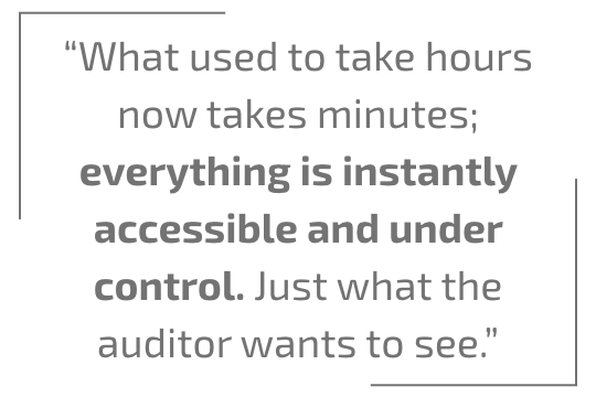 Everything is instantly accessible and under control