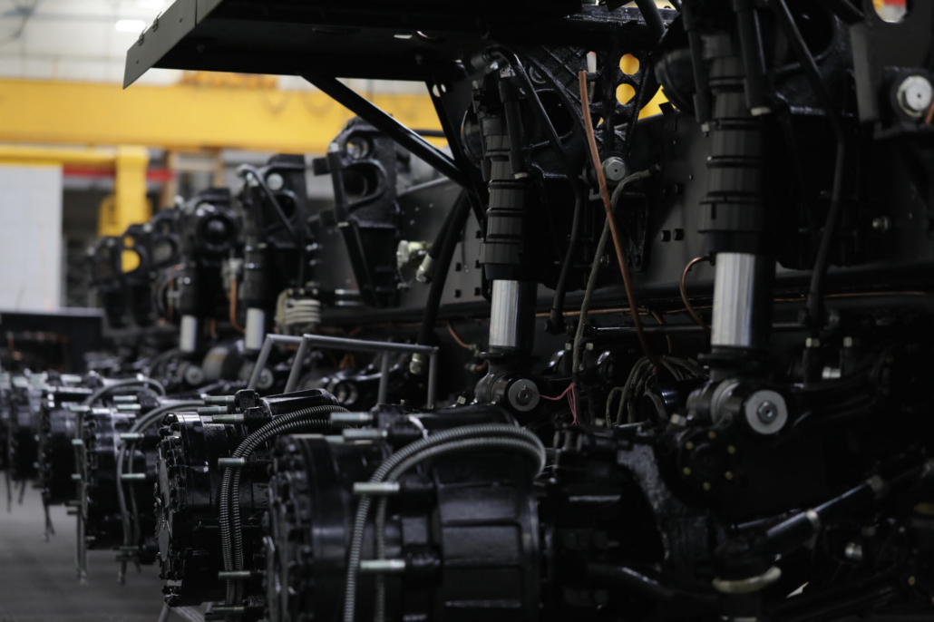 Military vehicle assembly plant