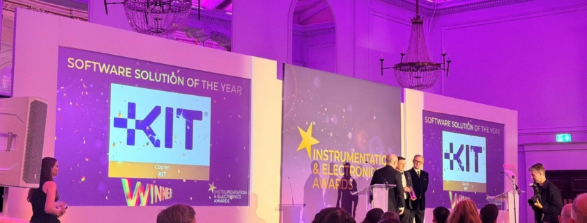 Software Solution of the Year award winner stage photo